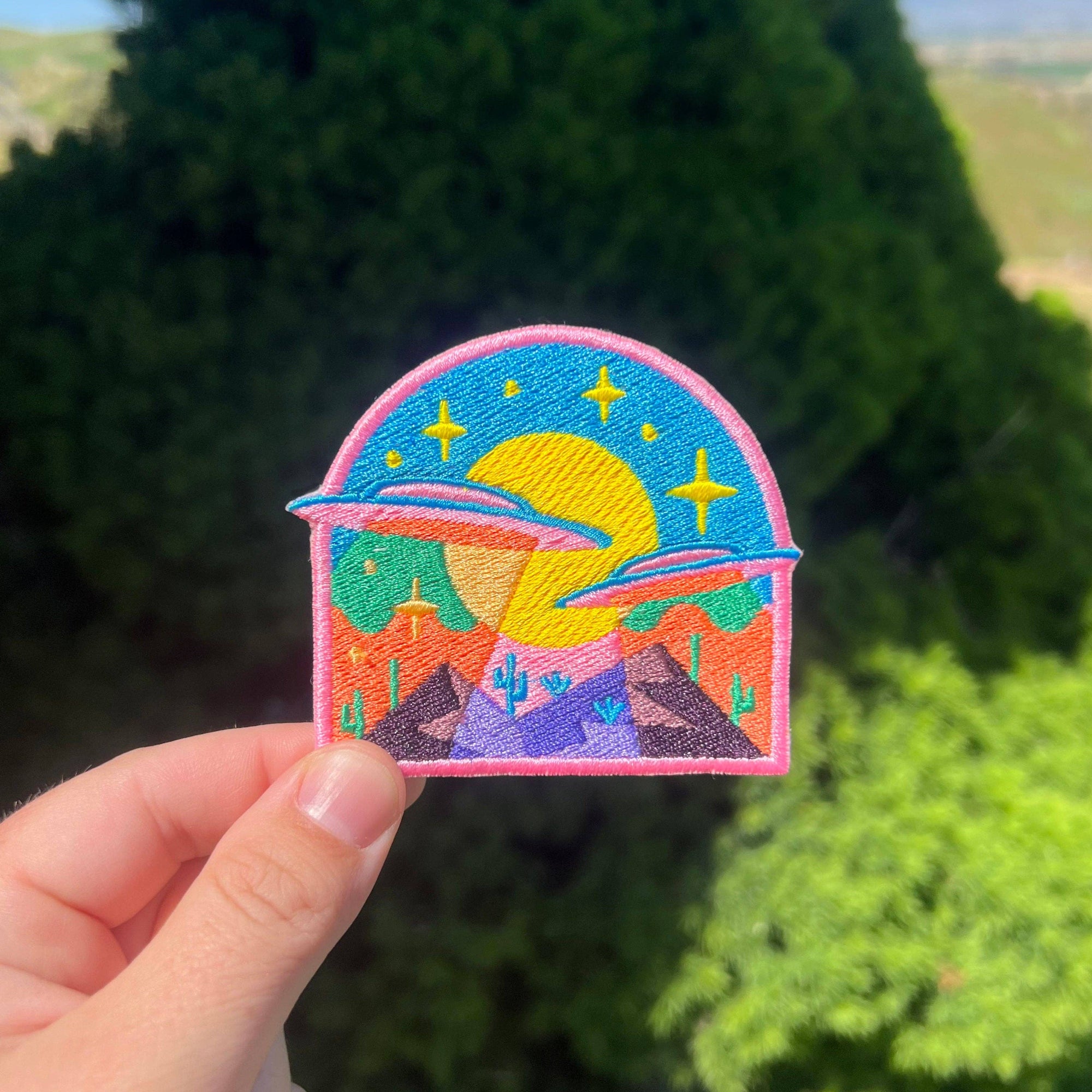 The Space Bureau - UFO Window Patch - Iron-on