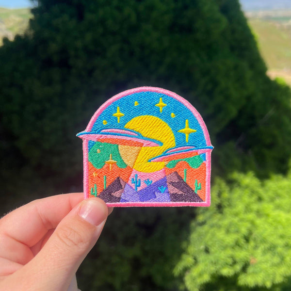 The Space Bureau - UFO Window Patch - Iron-on