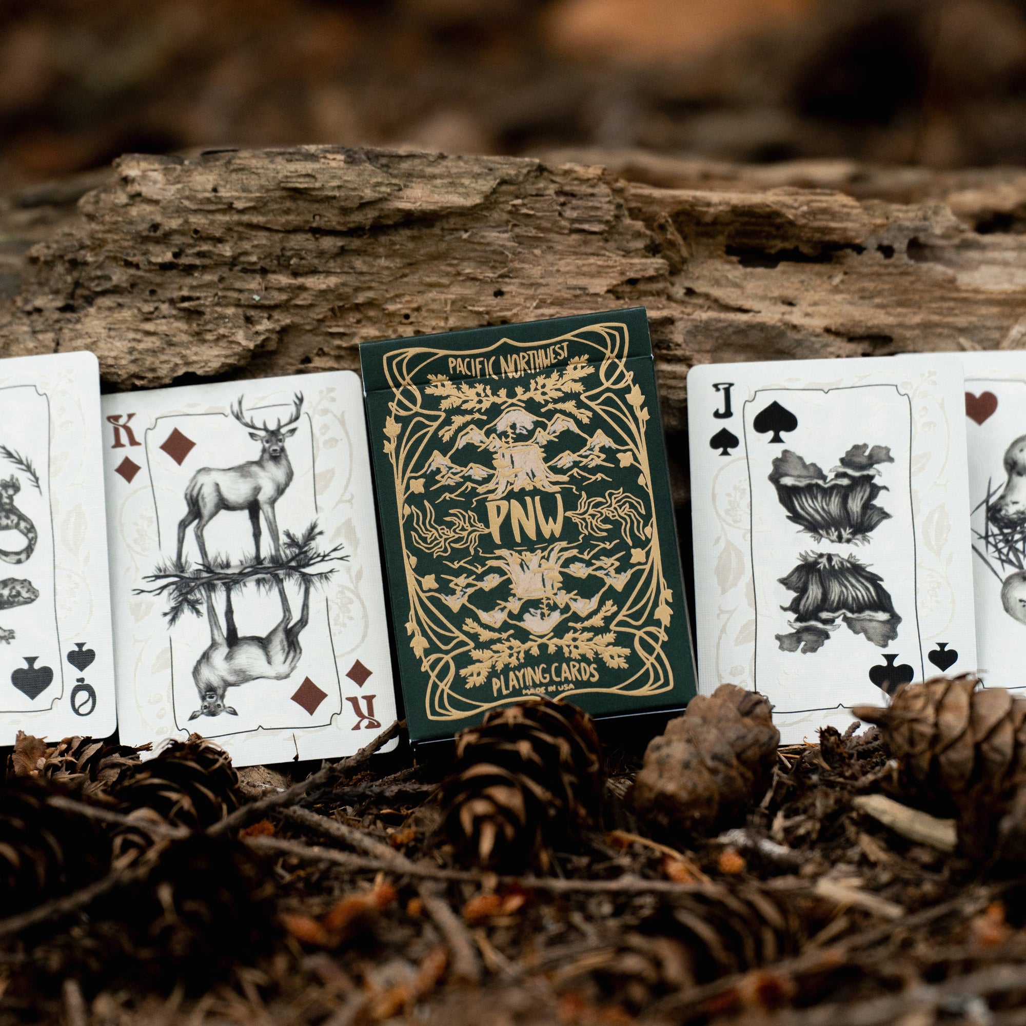 PNW Evergreen Playing Cards