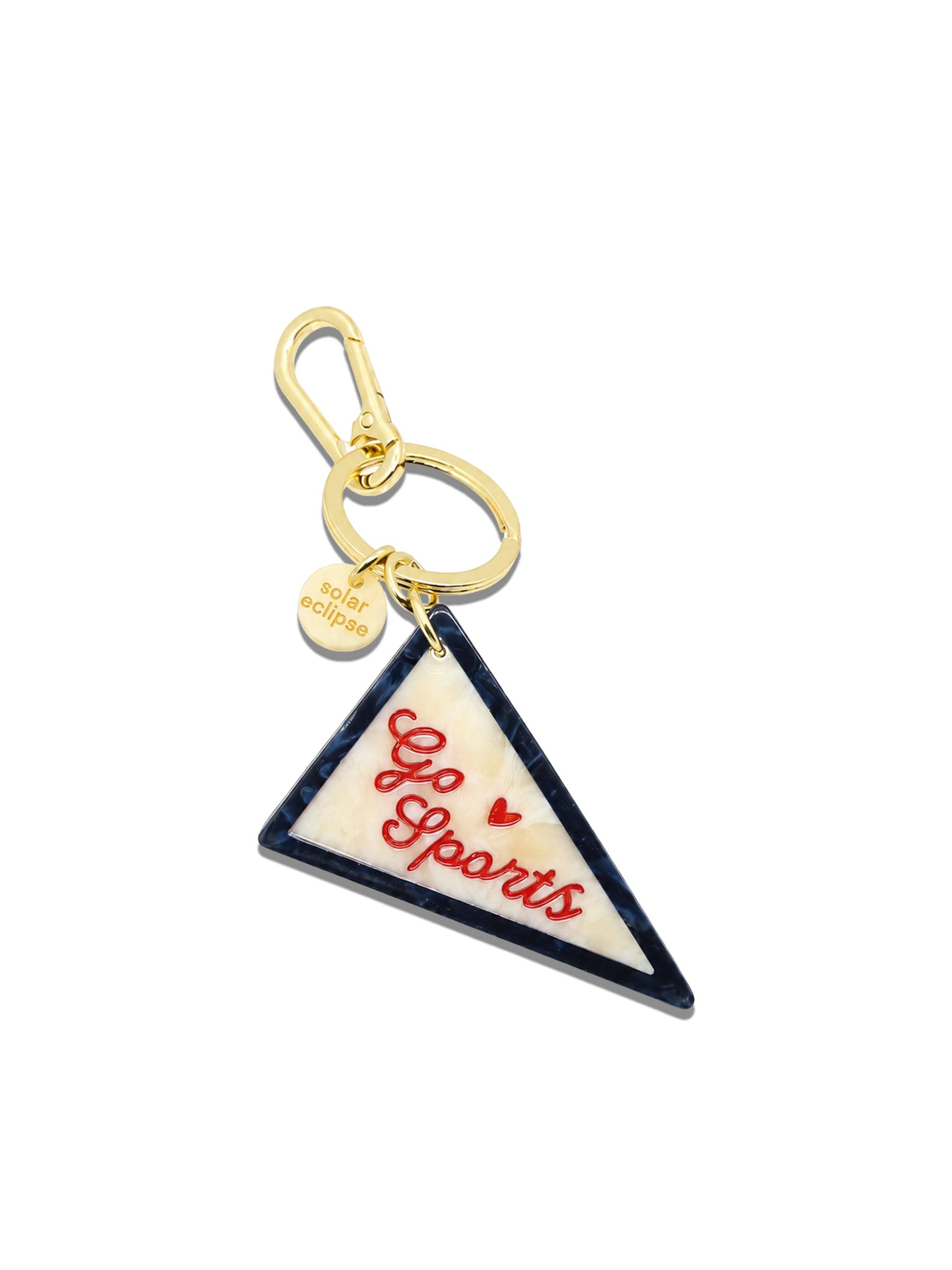 Solar Eclipse - Bag Charm + Keychain - Go Sports Pendant Flag