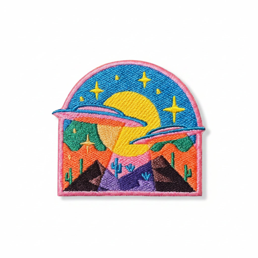The Space Bureau - UFO Window Patch - Iron-on