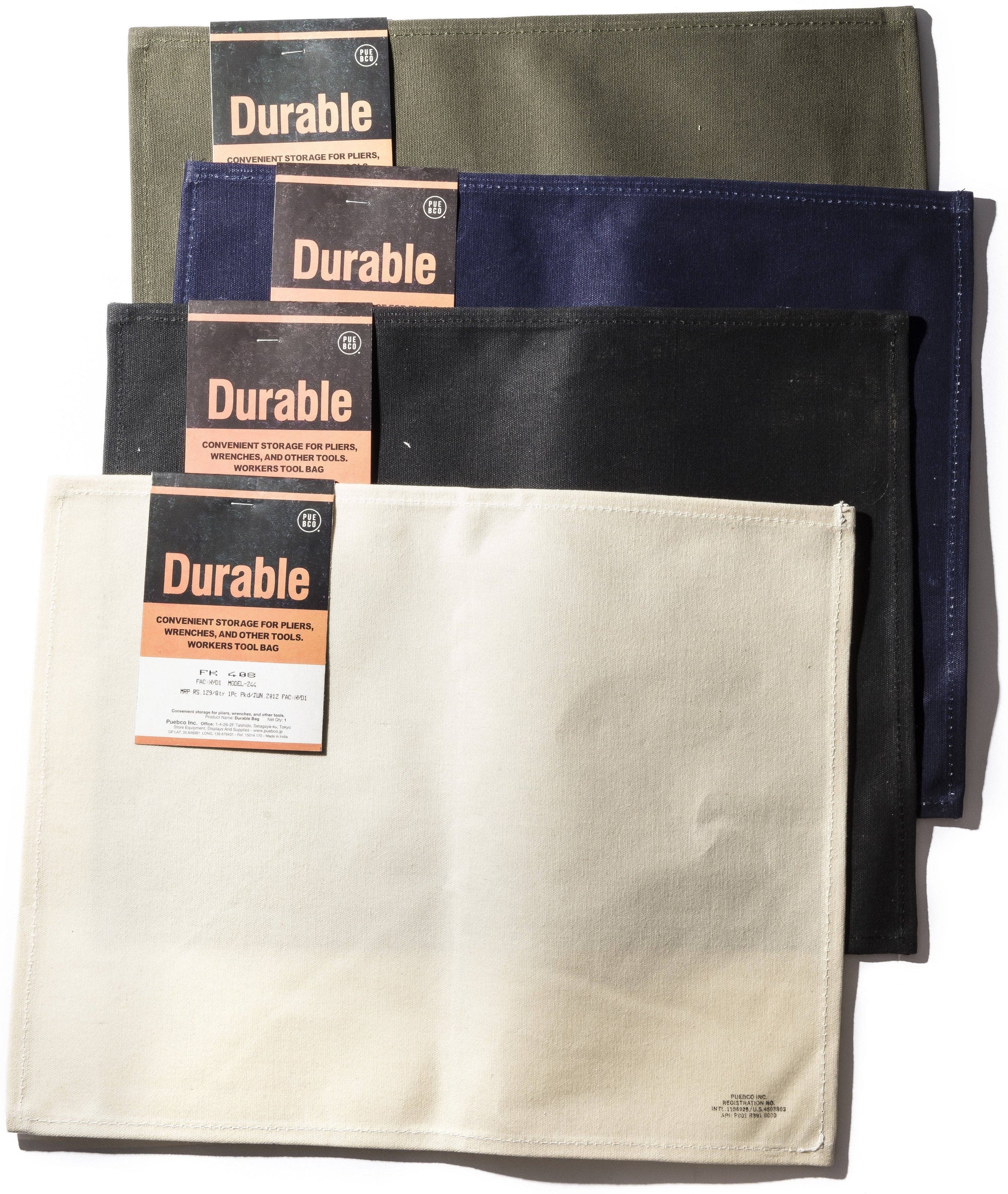 Puebco - Waxed Cotton Placemat - Green