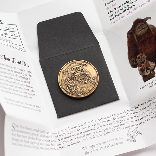 Labyrinth - Should You Need Us Bronze Friendship Token