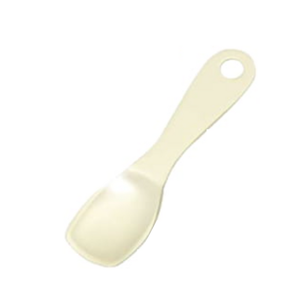 Enjoy-The-Best Ice Cream Spoon Matte - Matte Silver