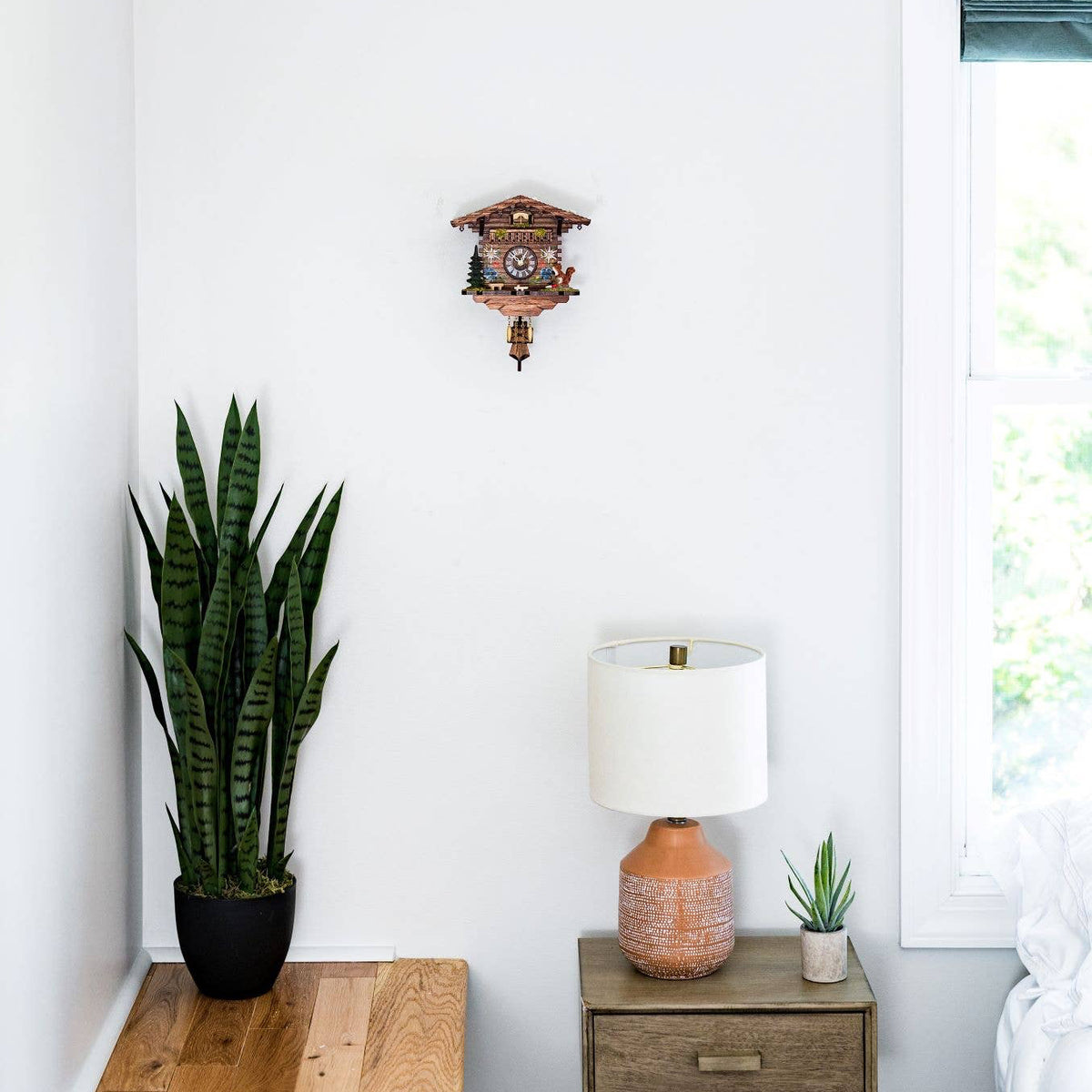 Hermle - Mini Cuckoo Clock - Edelweiss