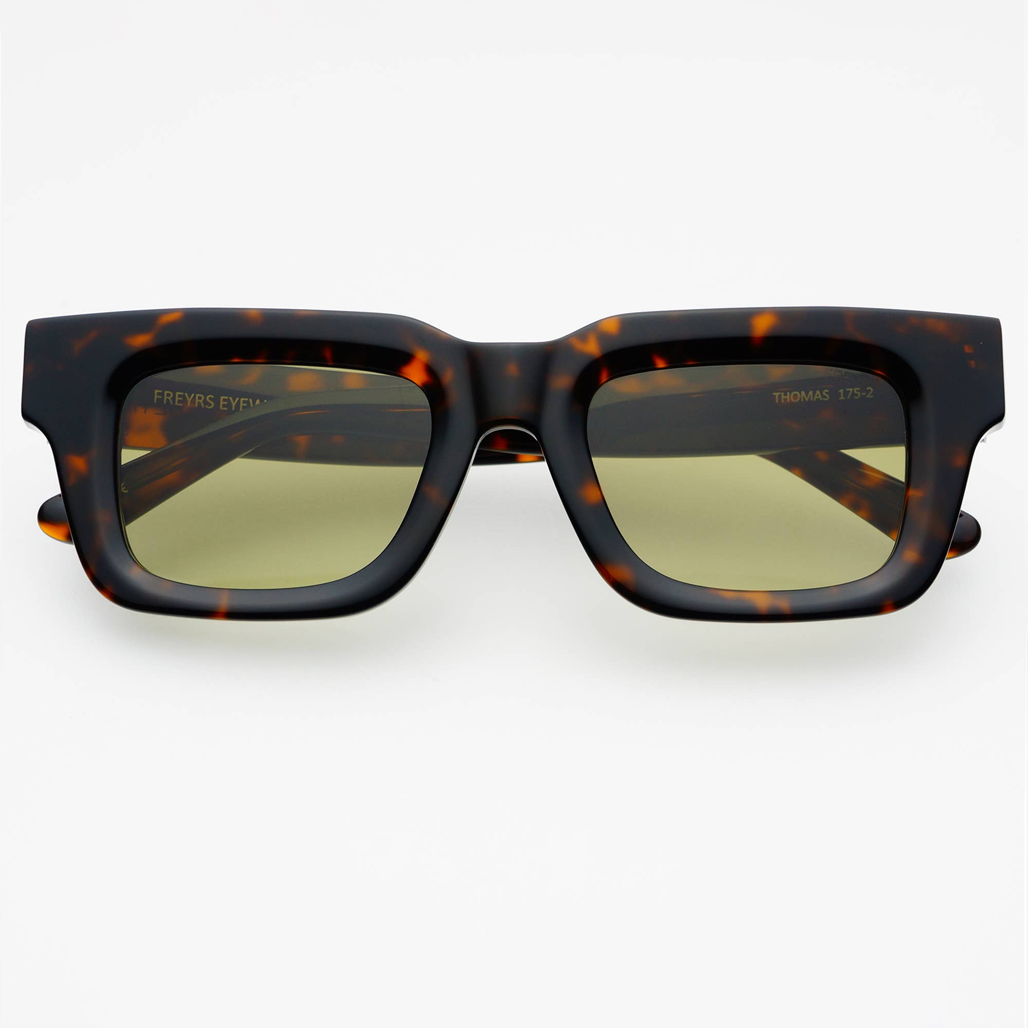 FREYRS - Thomas Sunglasses - Tortoise / Green