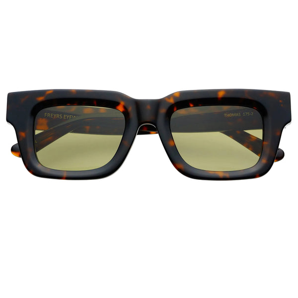 FREYRS - Thomas Sunglasses - Tortoise / Green
