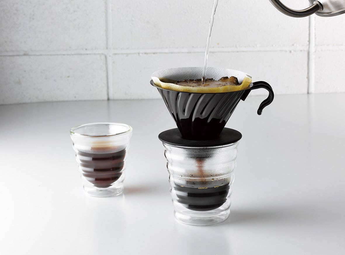 Hario- V60 Metal Coffee Dripper 02 - Silver