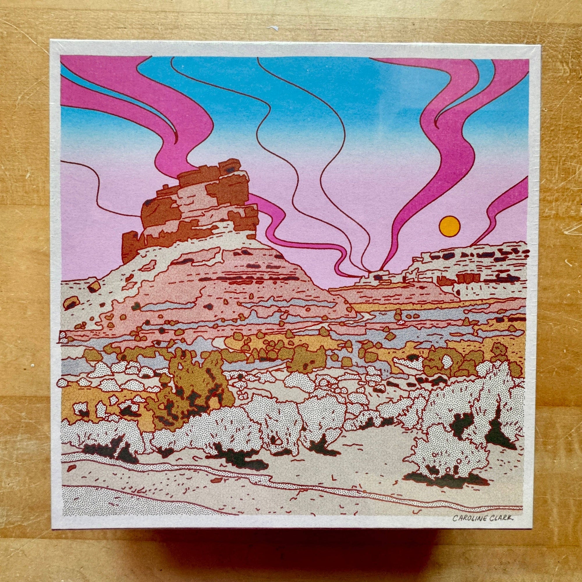 Long Lost Studio - Desert Mountain Puzzle by Caroline Clark