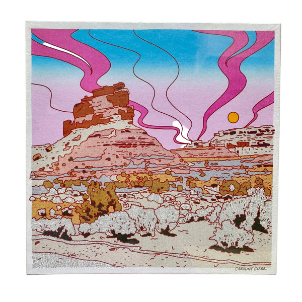 Long Lost Studio - Desert Mountain Puzzle by Caroline Clark