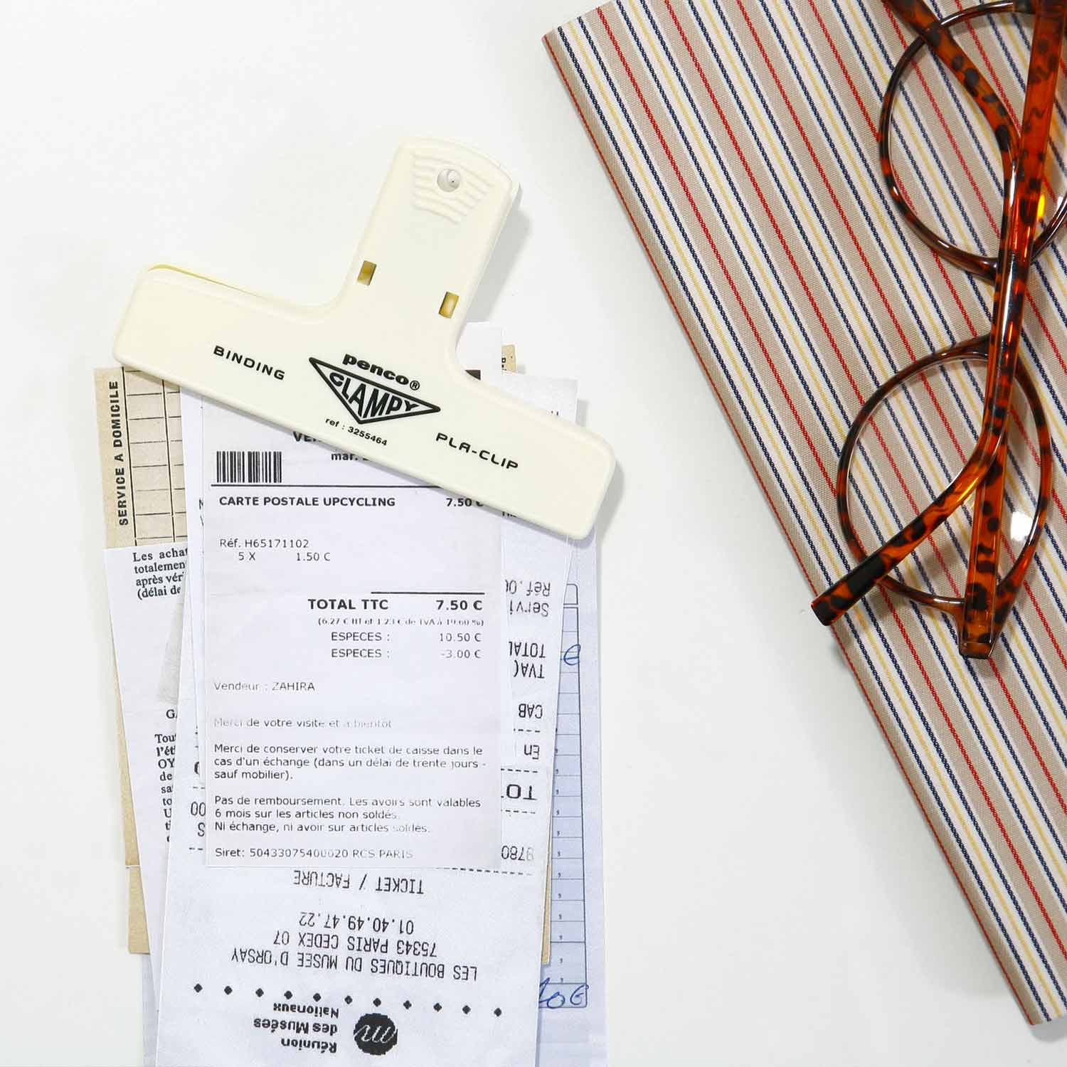 Penco - Plastic Clip - Clear Yellow