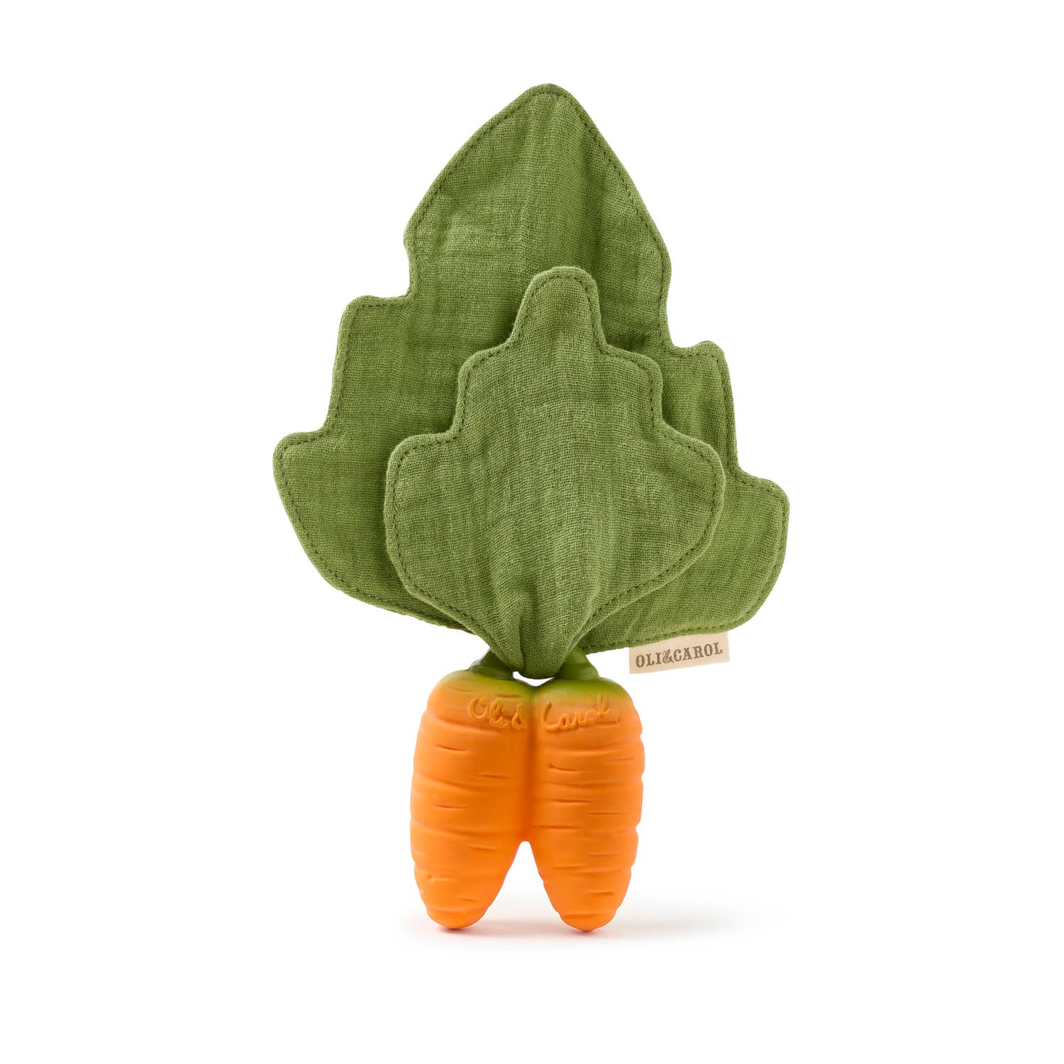 Oli & Carol - Cathy the Carrot Mini Teether Toy