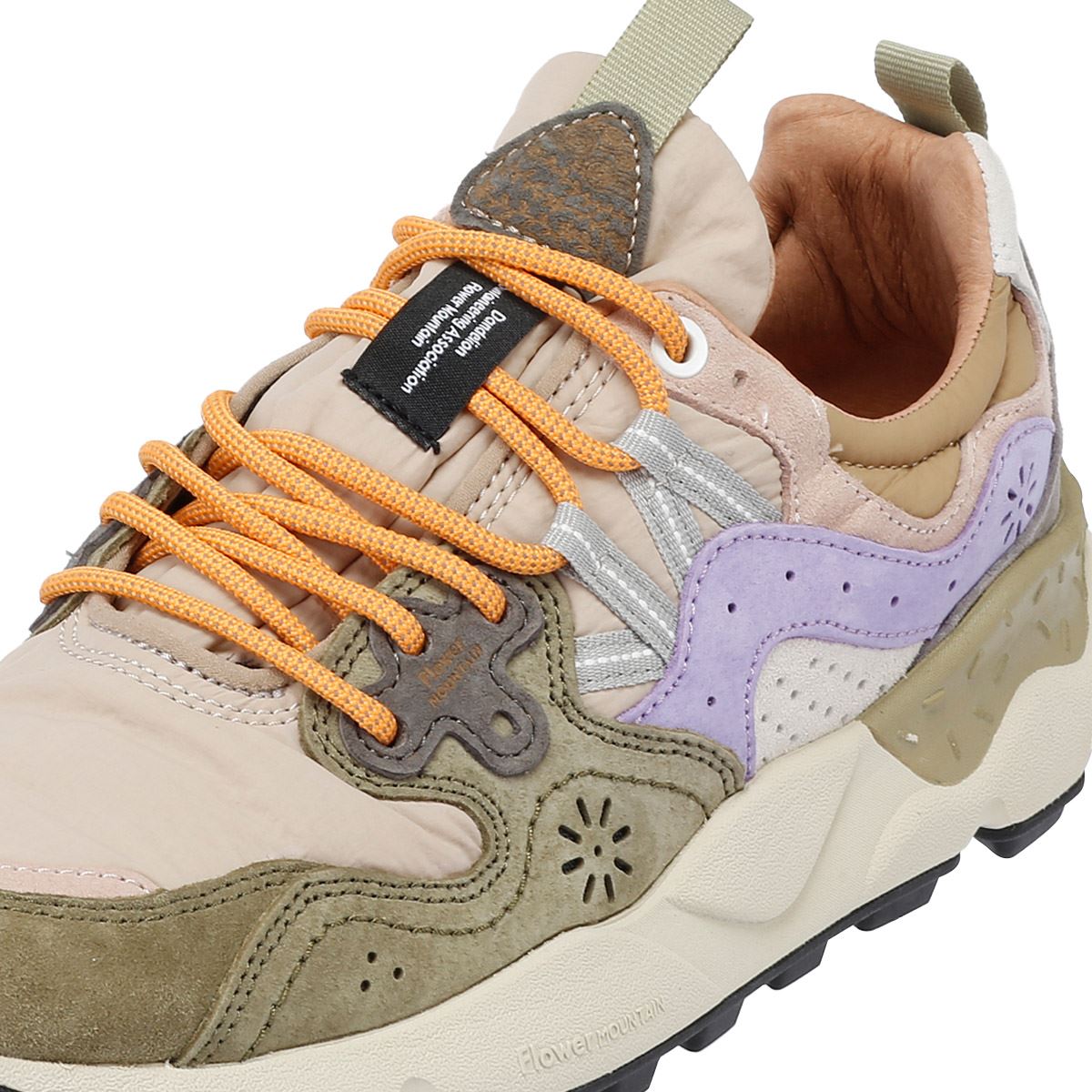 Flower Mountain - Yamano 3 Uni Suede/Nylon (Militare/Taupe/Violet)