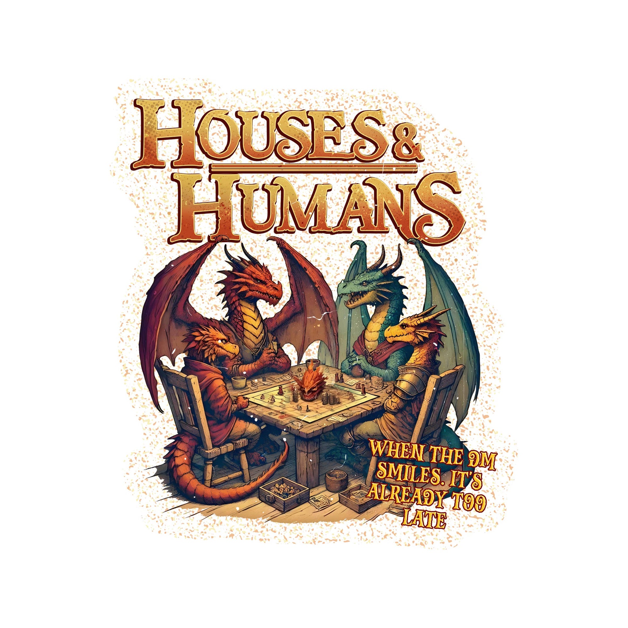 Houses & Humans Sticker