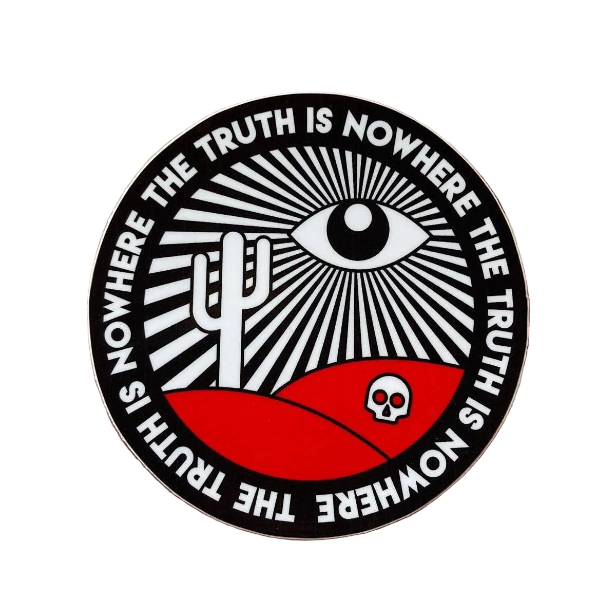 The truth is Nowhere - Sticker