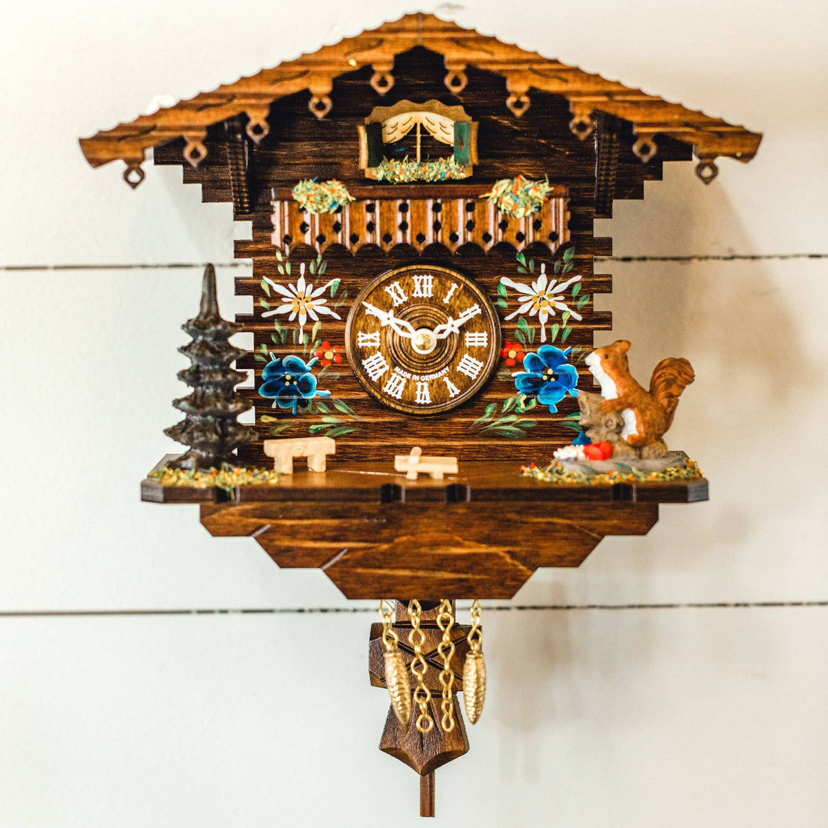 Hermle - Mini Cuckoo Clock - Edelweiss