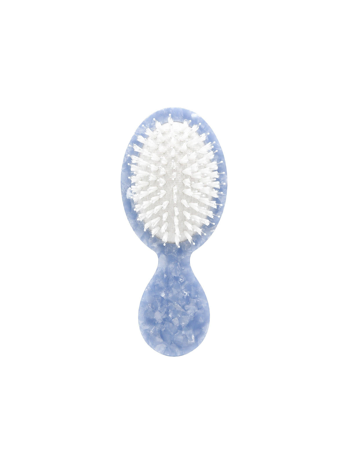 Solar Eclipse - Handbag Hero Hair Brush - Sakura Blossom - Cool Blue