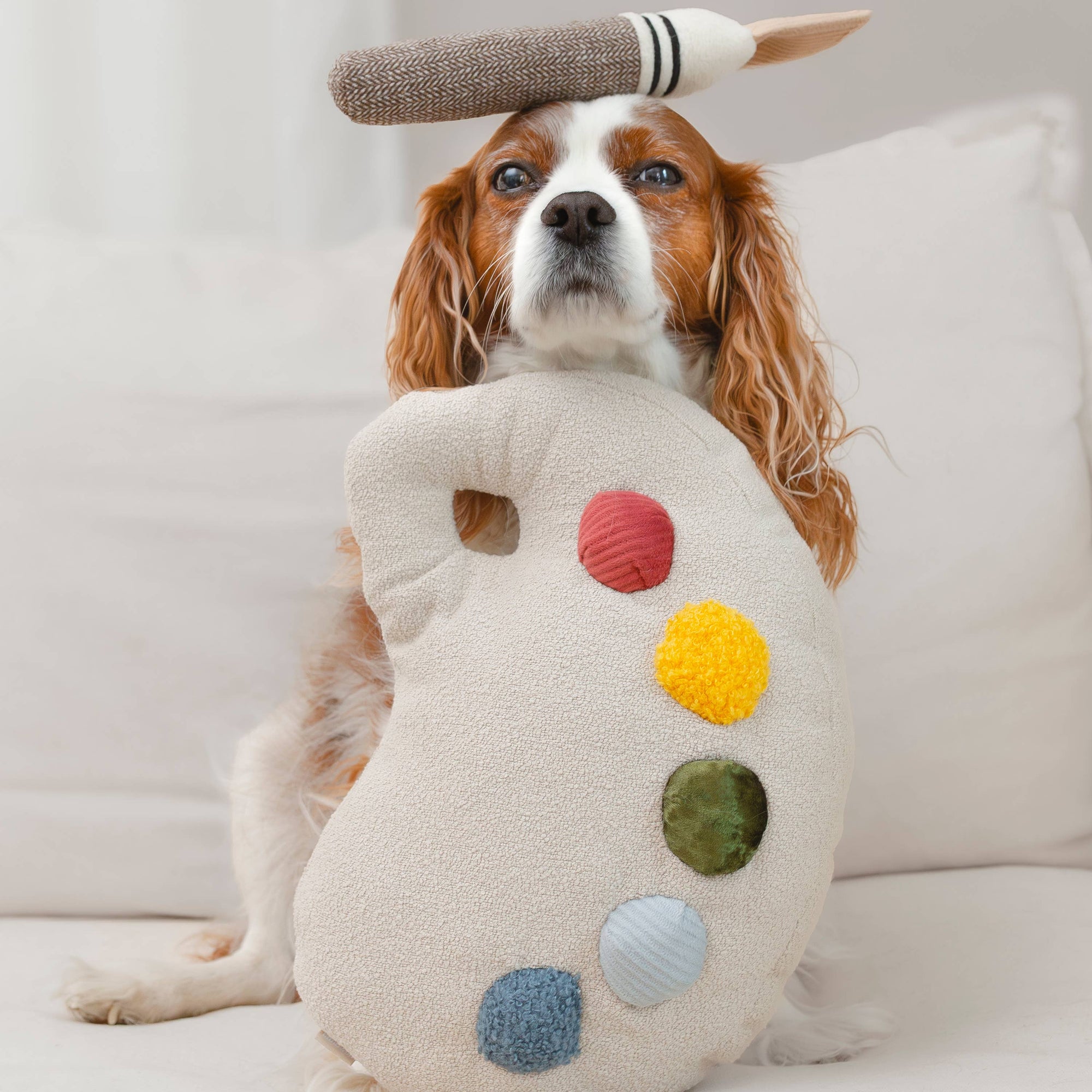 Lambwolf Collective - Color Palette Set - Enrichment Dog Toy - Cuddle + Squeaky