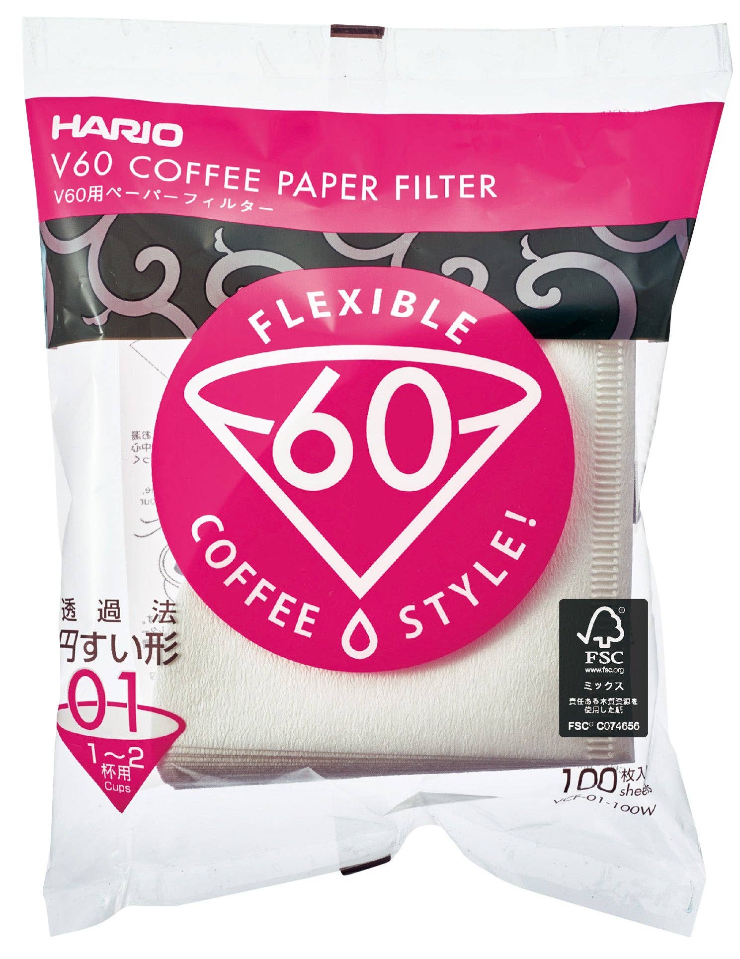 Hario - V60 Paper Filter - Natural Brown