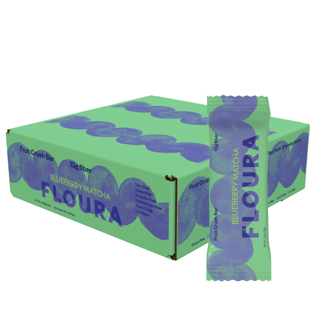 Floura - Fruit Crush Bar - Blueberry Matcha