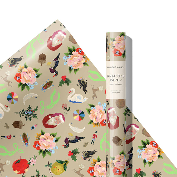 Gift Wrap Roll - Merry Christmas to You