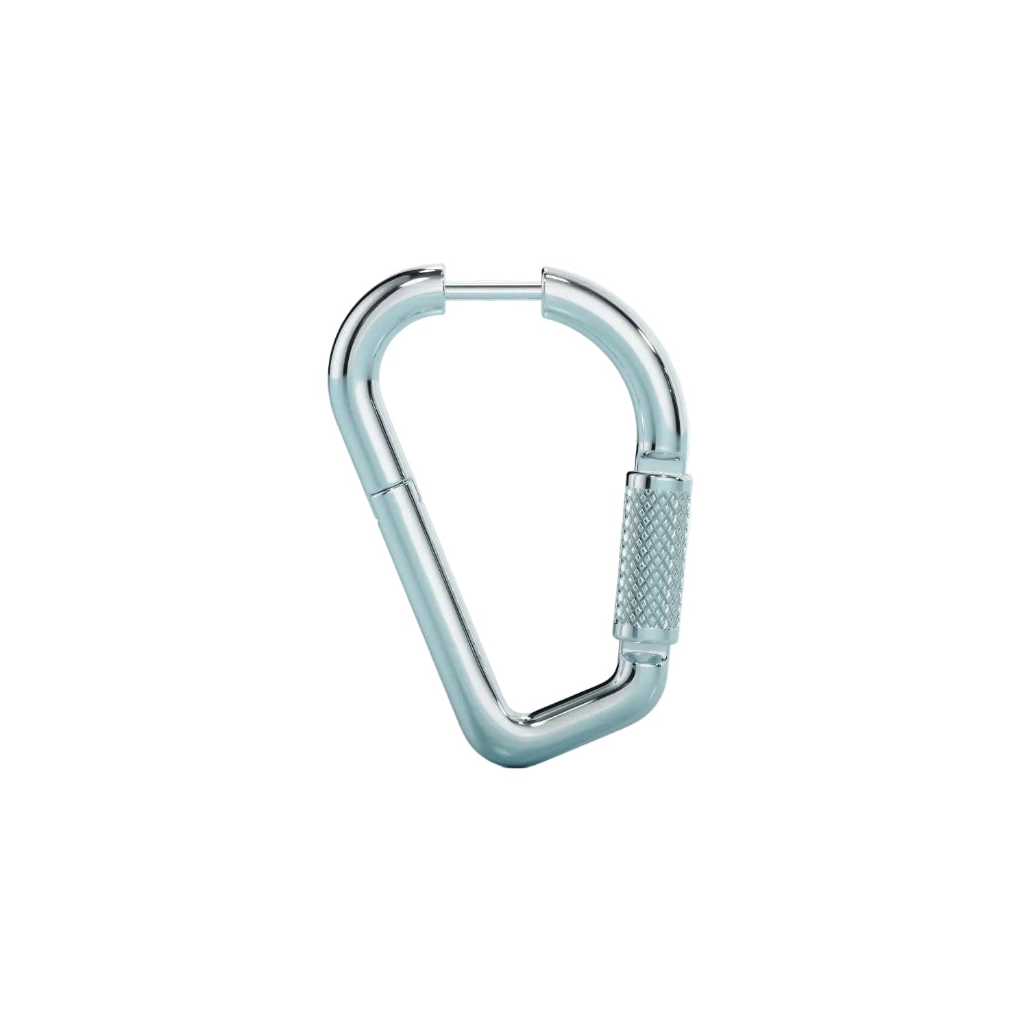 STUDIOCULT - Single Mini Carabiner Earring - Silver