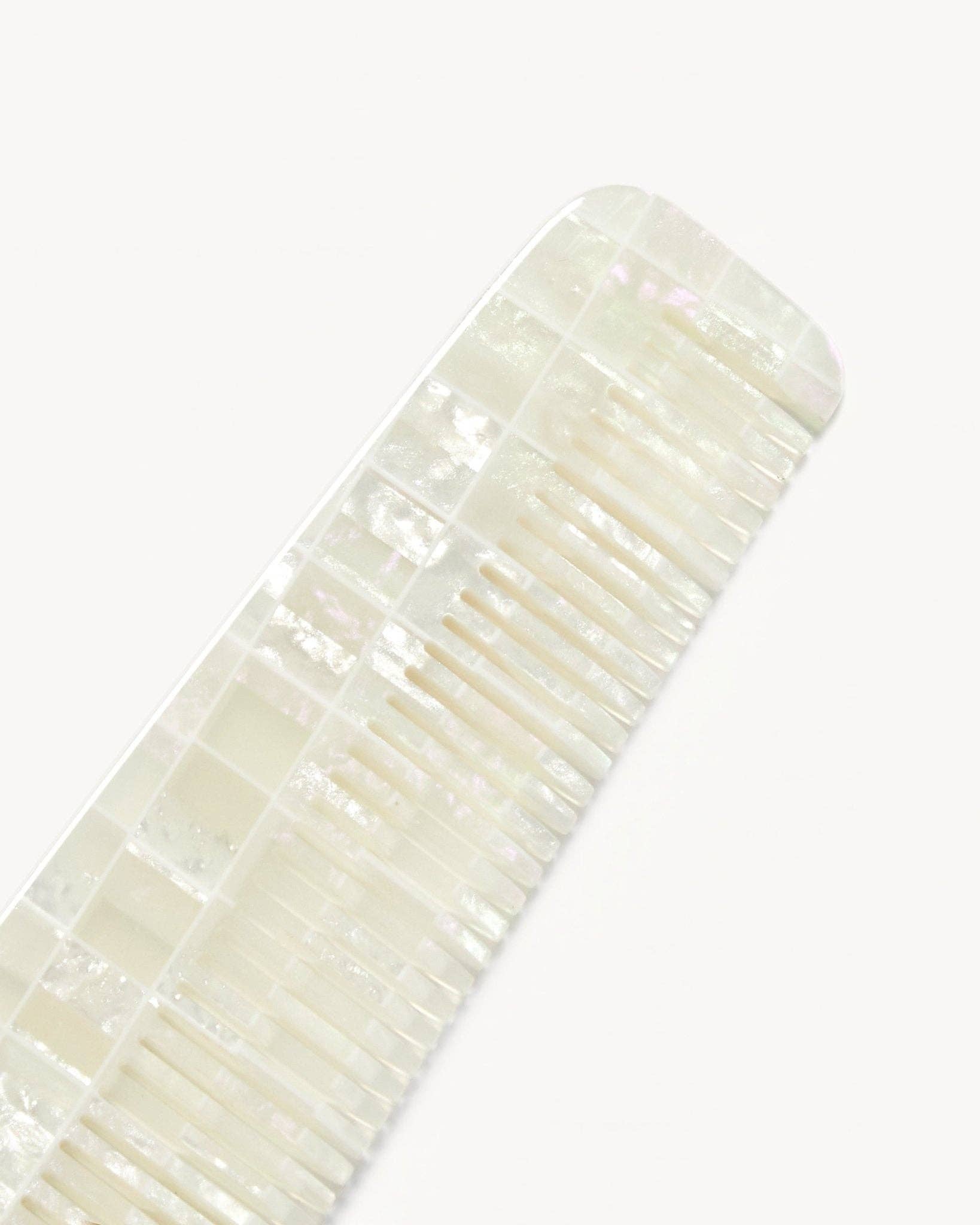 MACHETE - No. 1 Comb in Opalite Shell Checker