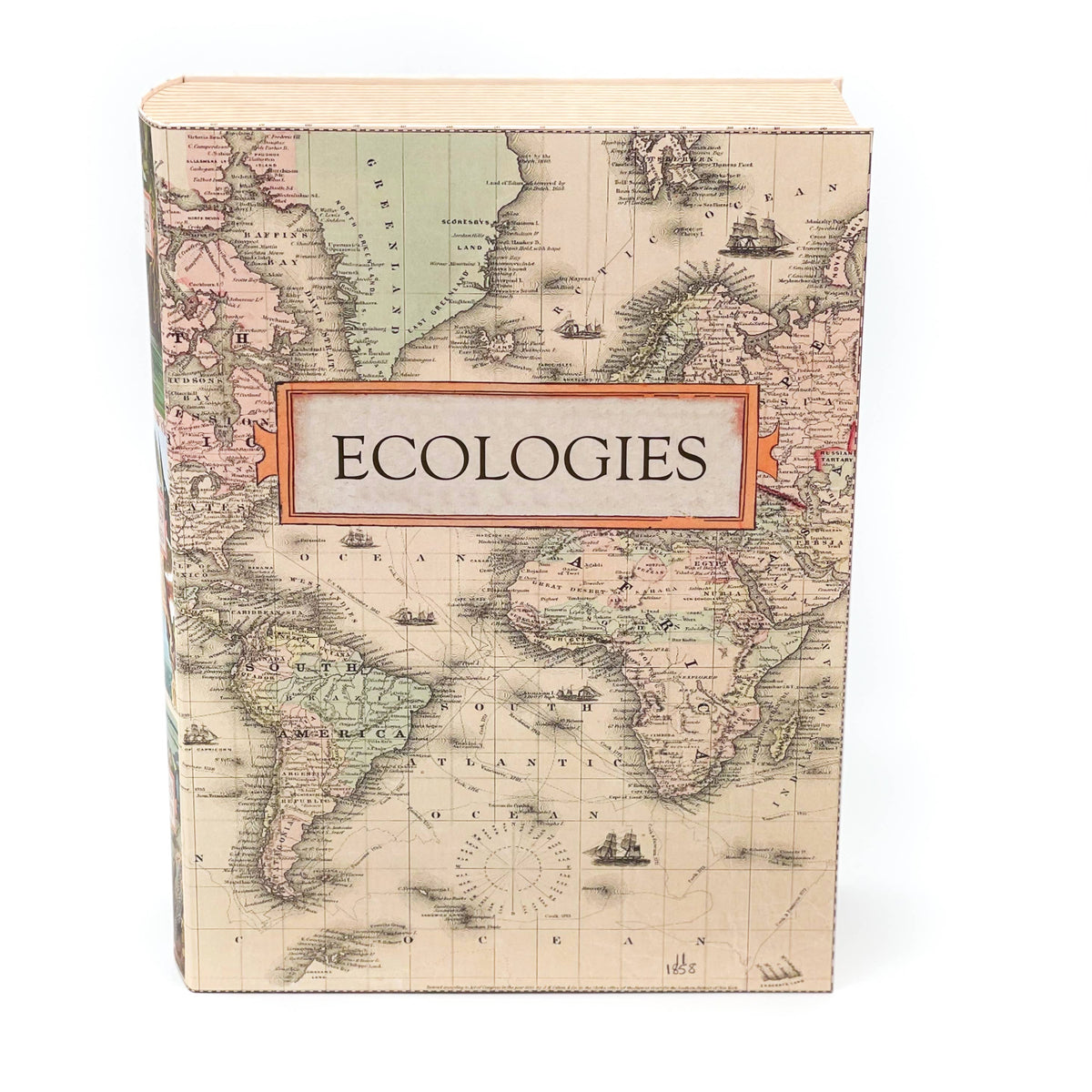 Ecologies Faux Book Box Container and Organizer