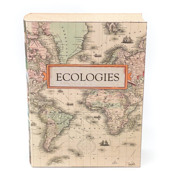 Ecologies Faux Book Box Container and Organizer