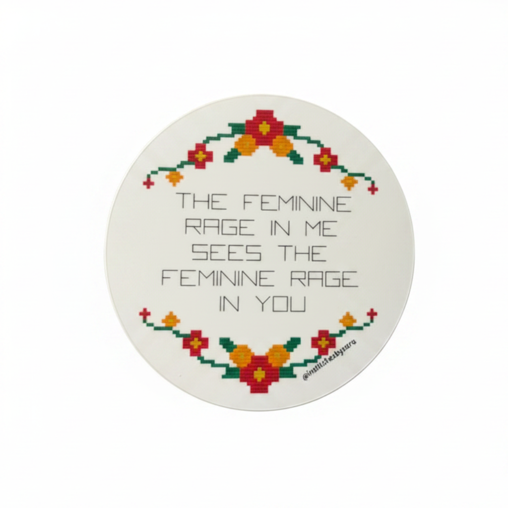 Feminine Rage Sticker