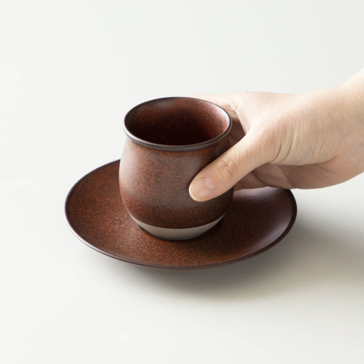 ORIGAMI - Matcha Flavor Cup/Bowl Saucer - Pine Green