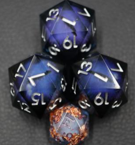 Foam Brain Games 35mm Moving Eye D20 Dice - Purple Cyclops Eye in Portland, Oregon