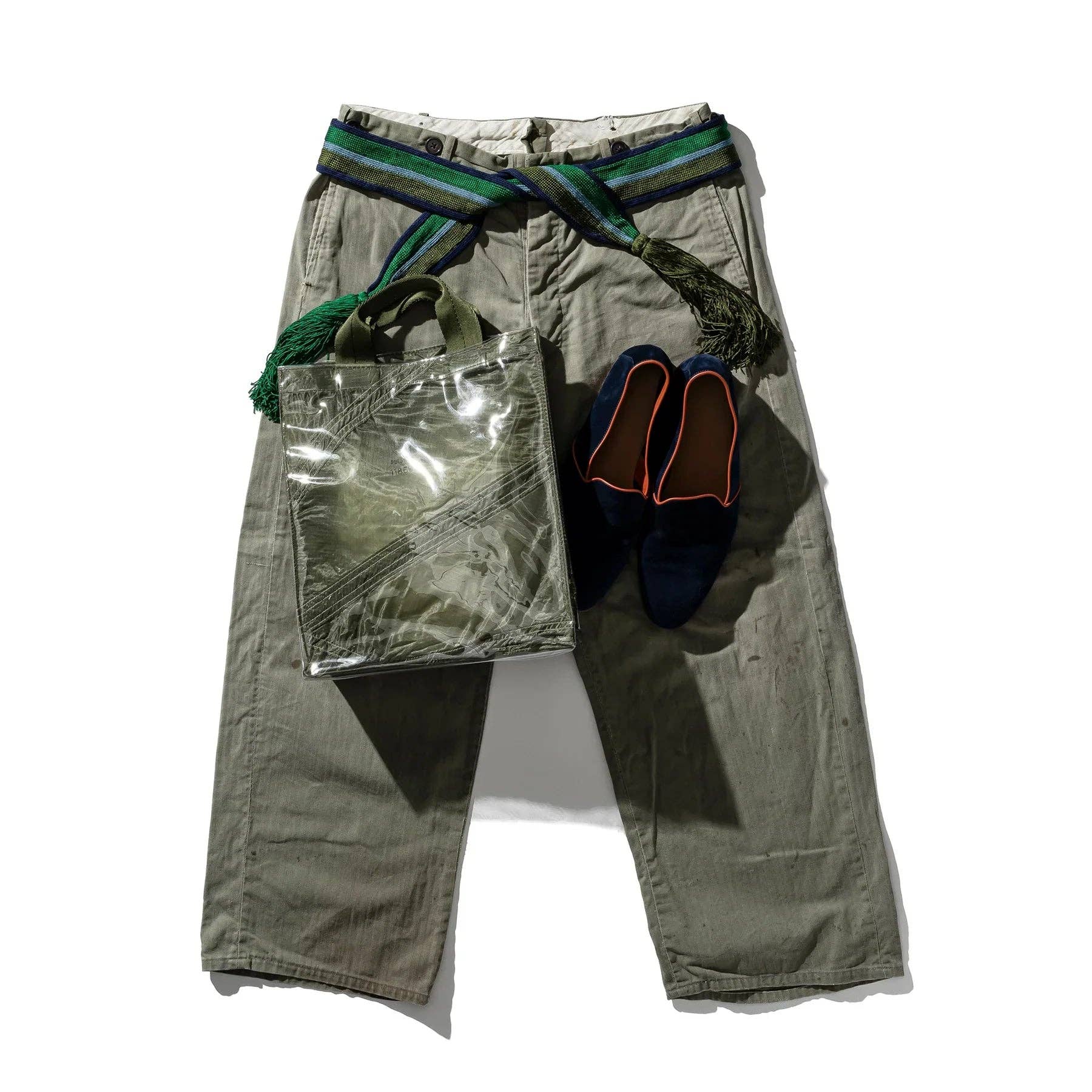 Puebco - Covered Parachute Document Bag - Olive