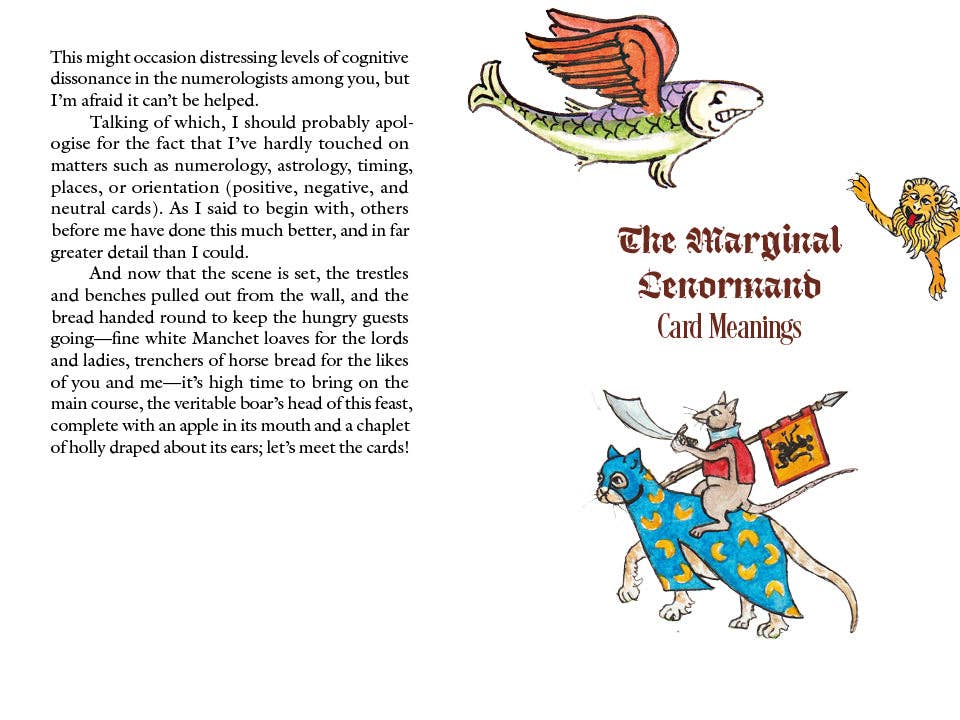 The Marginal Lenormand: An Irreverent Oracle