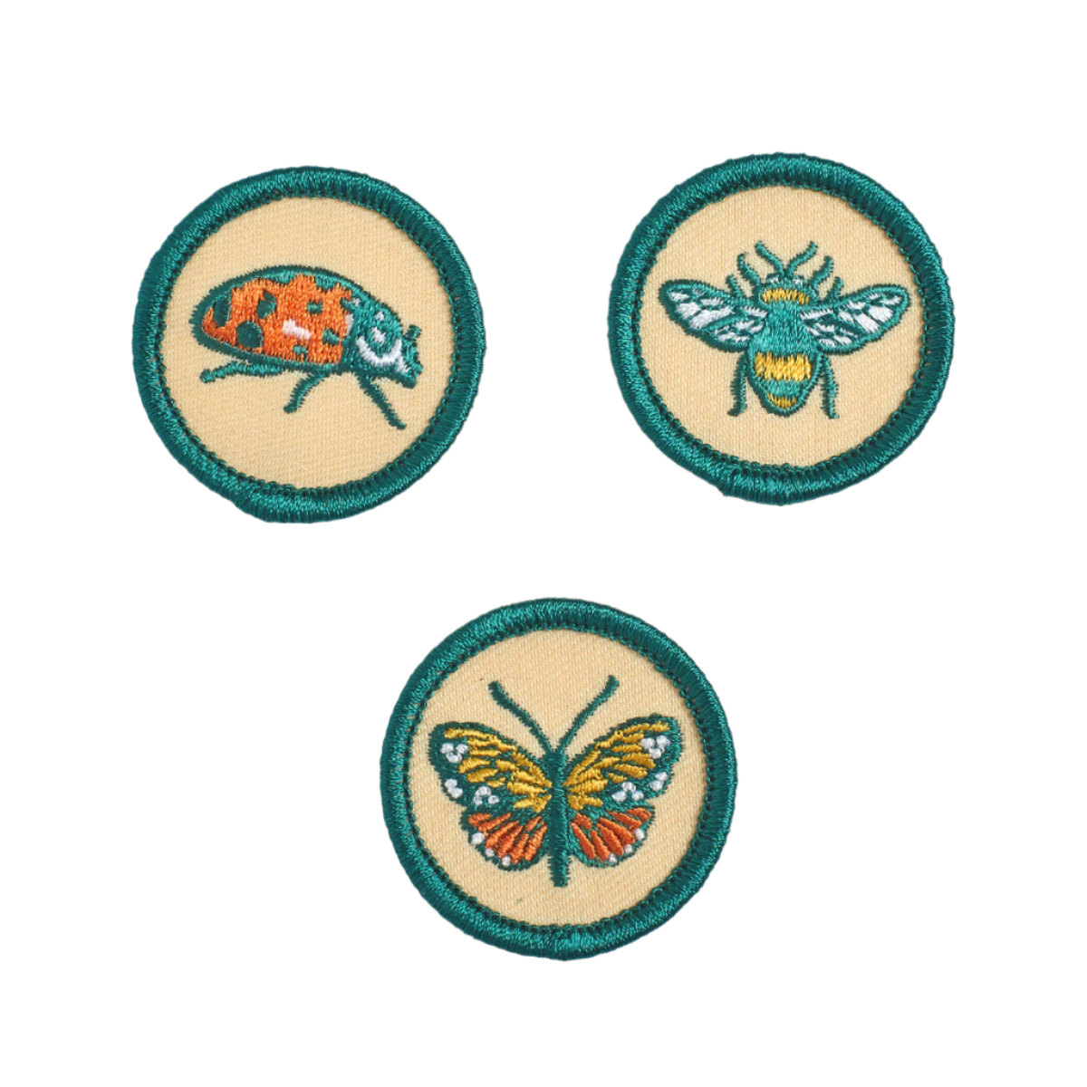 Mustard Beetle - Insect Badges Iron on Patch