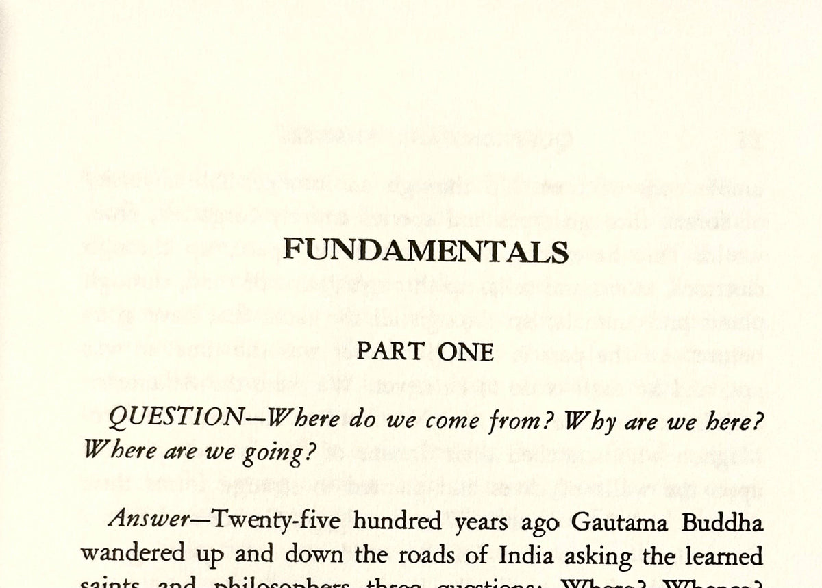 Questions & Answers: Fundamentals of the Esoteric Sciences
