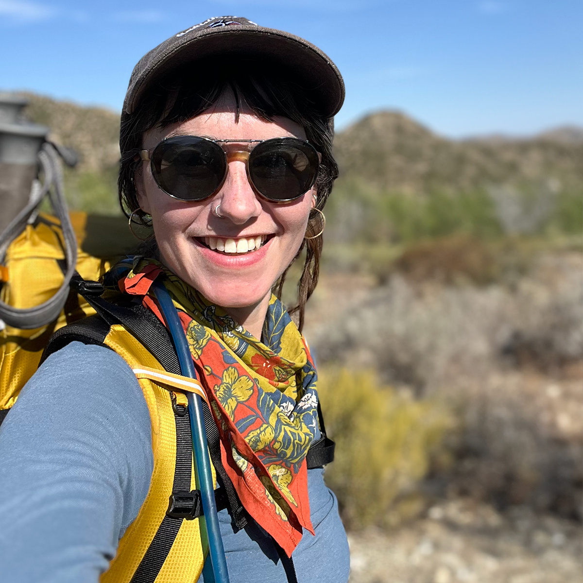 Organic Fair Trade Bandana - San Gabriel Foothills