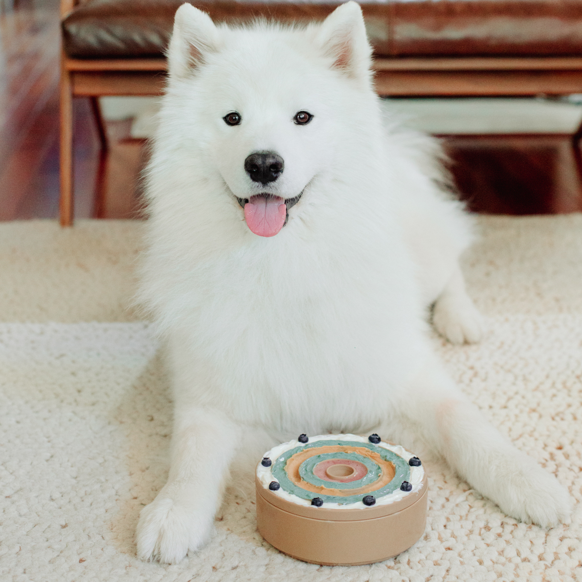 Lambwolf Collective - 3-IN-1 Bento - Lick Mat & Slowfeeder - Tan