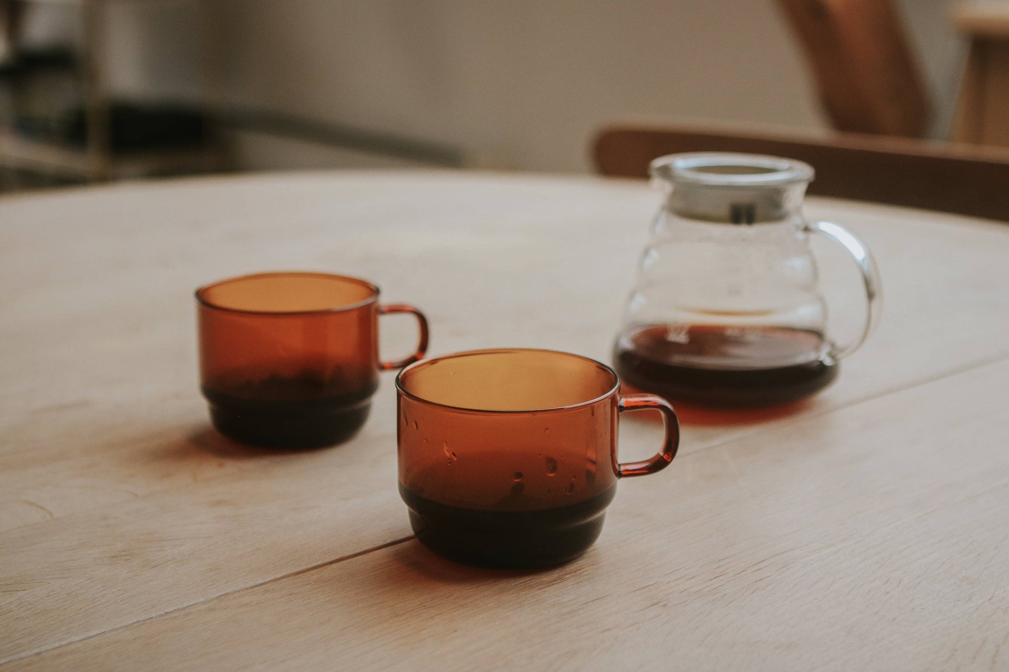 Hario - Colors Glass Series - Stackable Mug 300mL: Grey