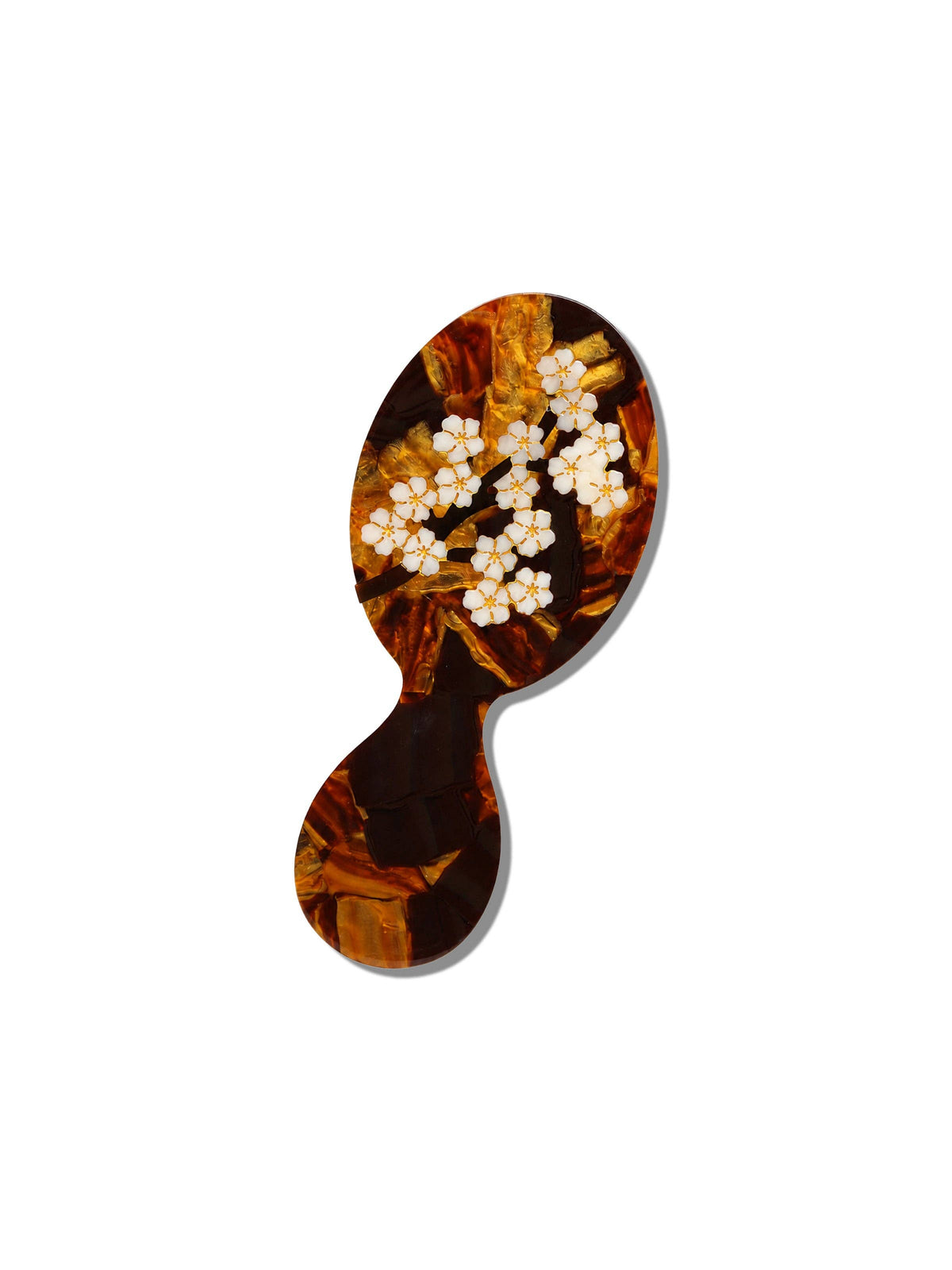 Solar Eclipse - Hair Brush - Brown Sakura Blossom