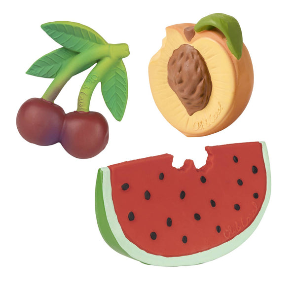 Oli & Carol - Newborn Teether Toy Pack - Fruit Salad