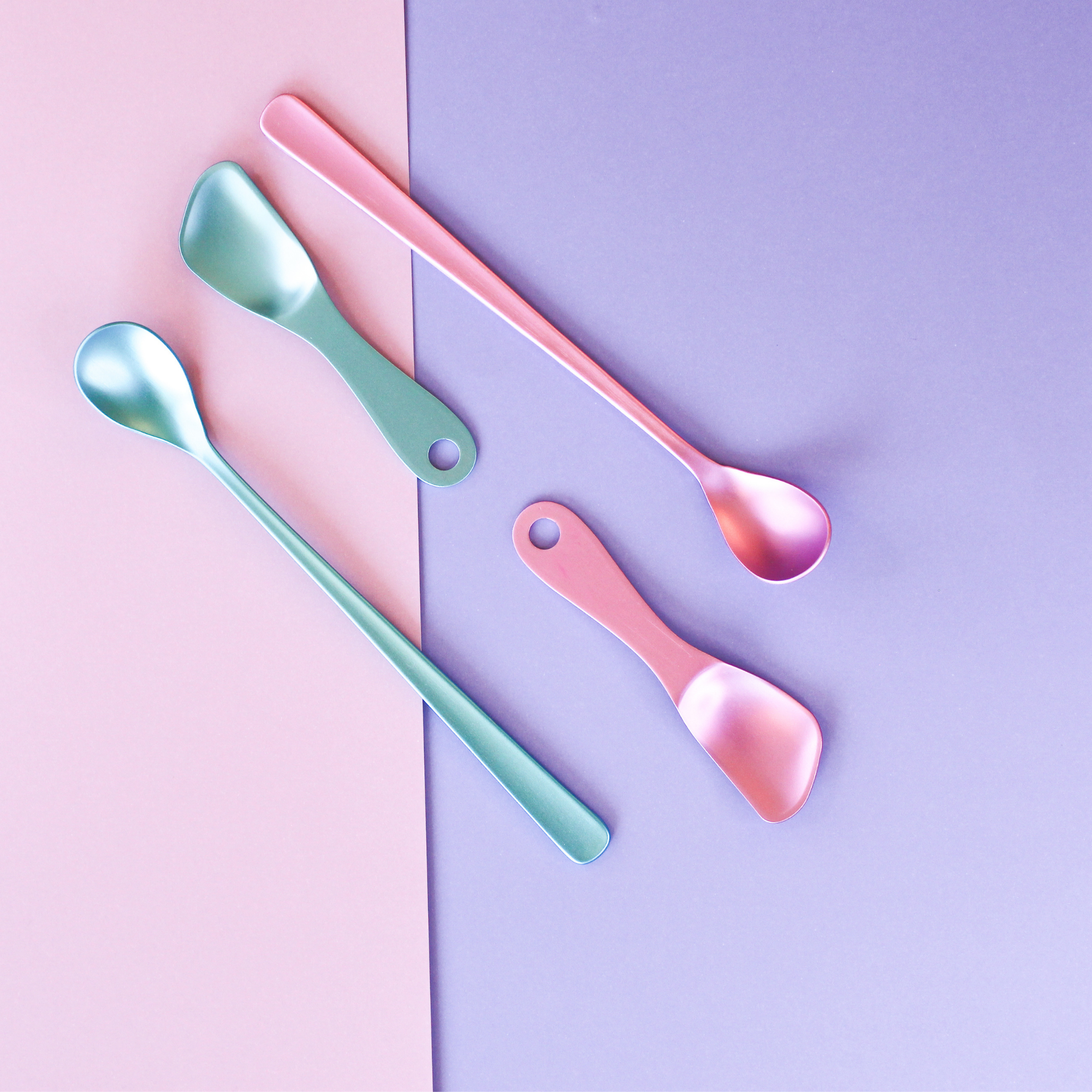 Enjoy-The-Best Ice Cream Spoon Matte - Matte Blue