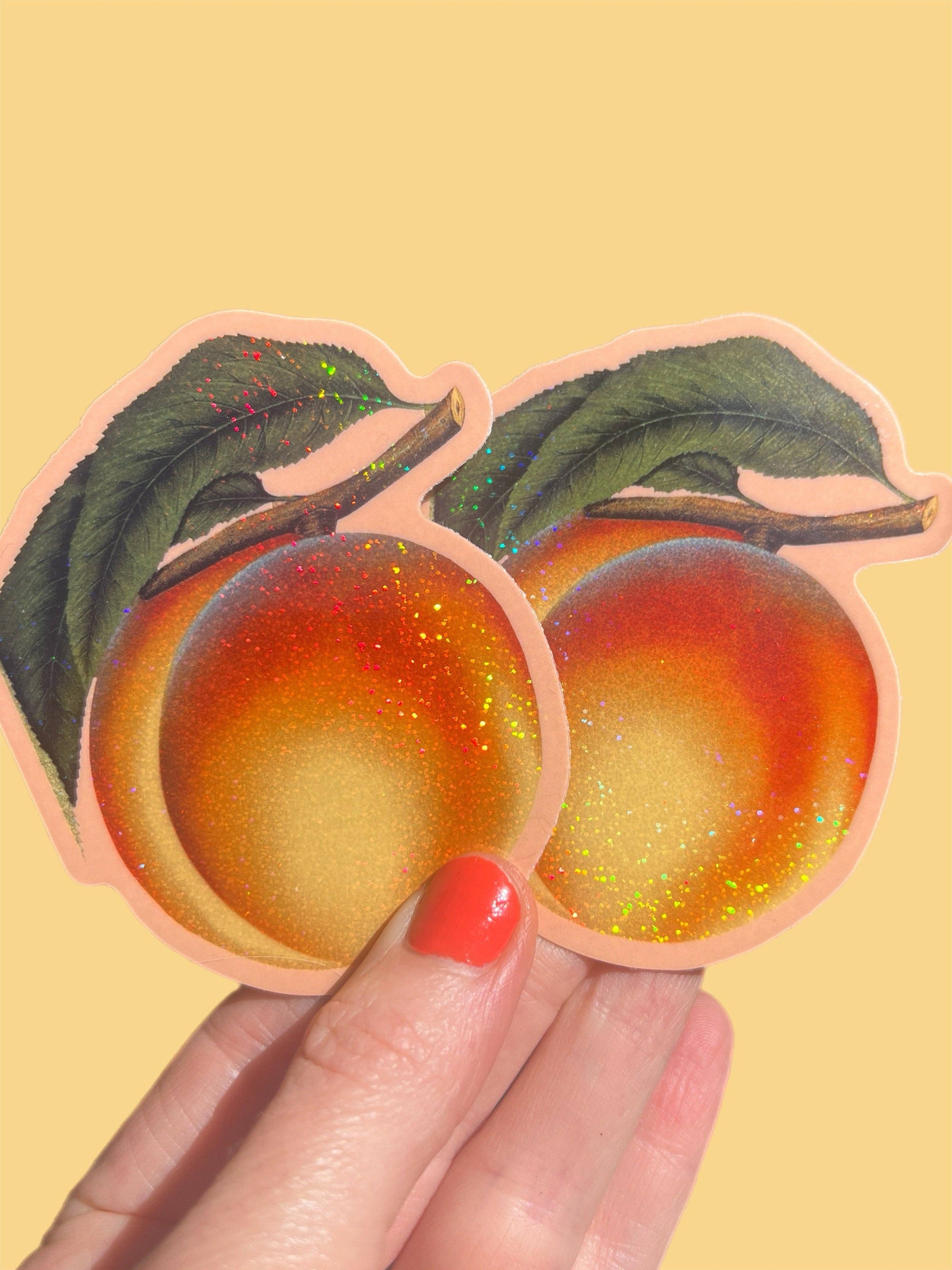 Astral Weekend - Peach Glitter STICKER