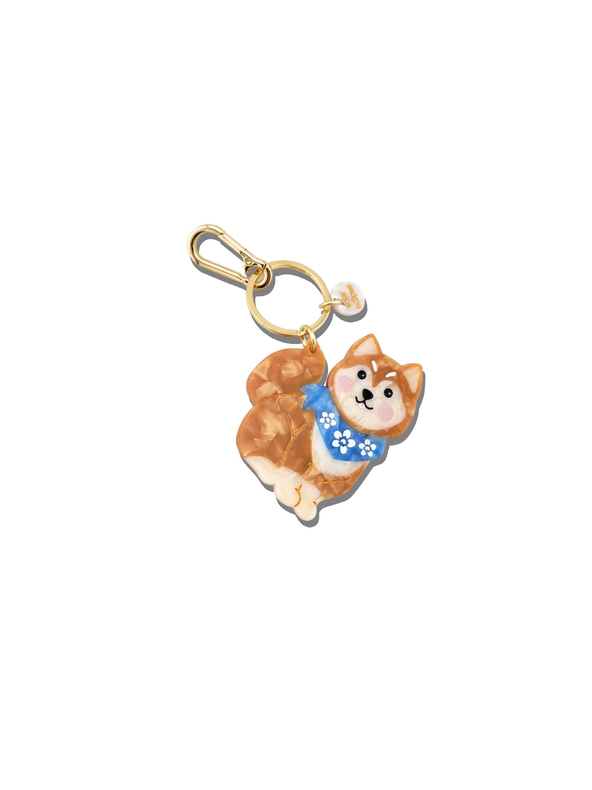 Solar Eclipse - Shiba Inu Bag Charm + Keychain