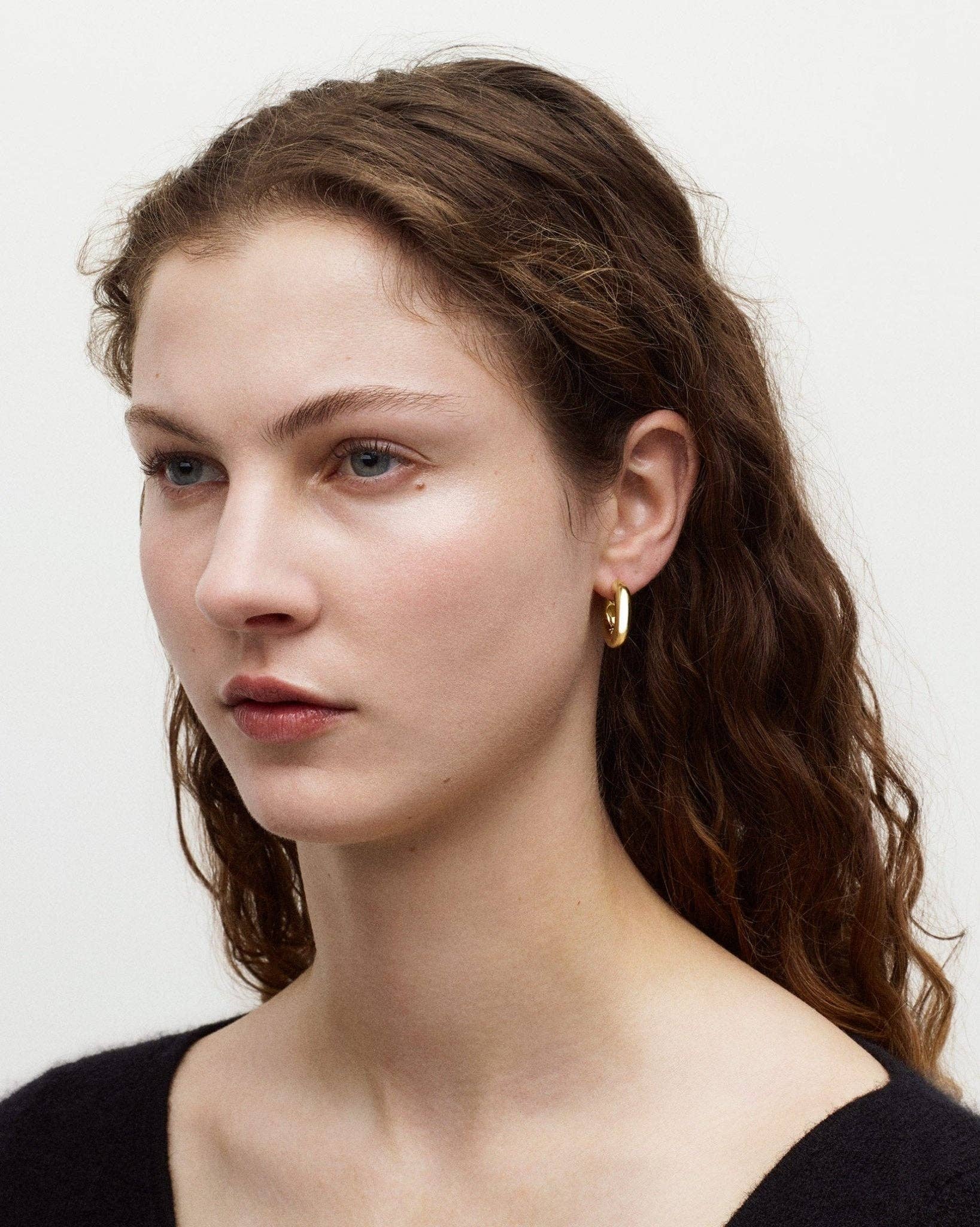 MACHETE - Baby Chunky Hoops - Silver