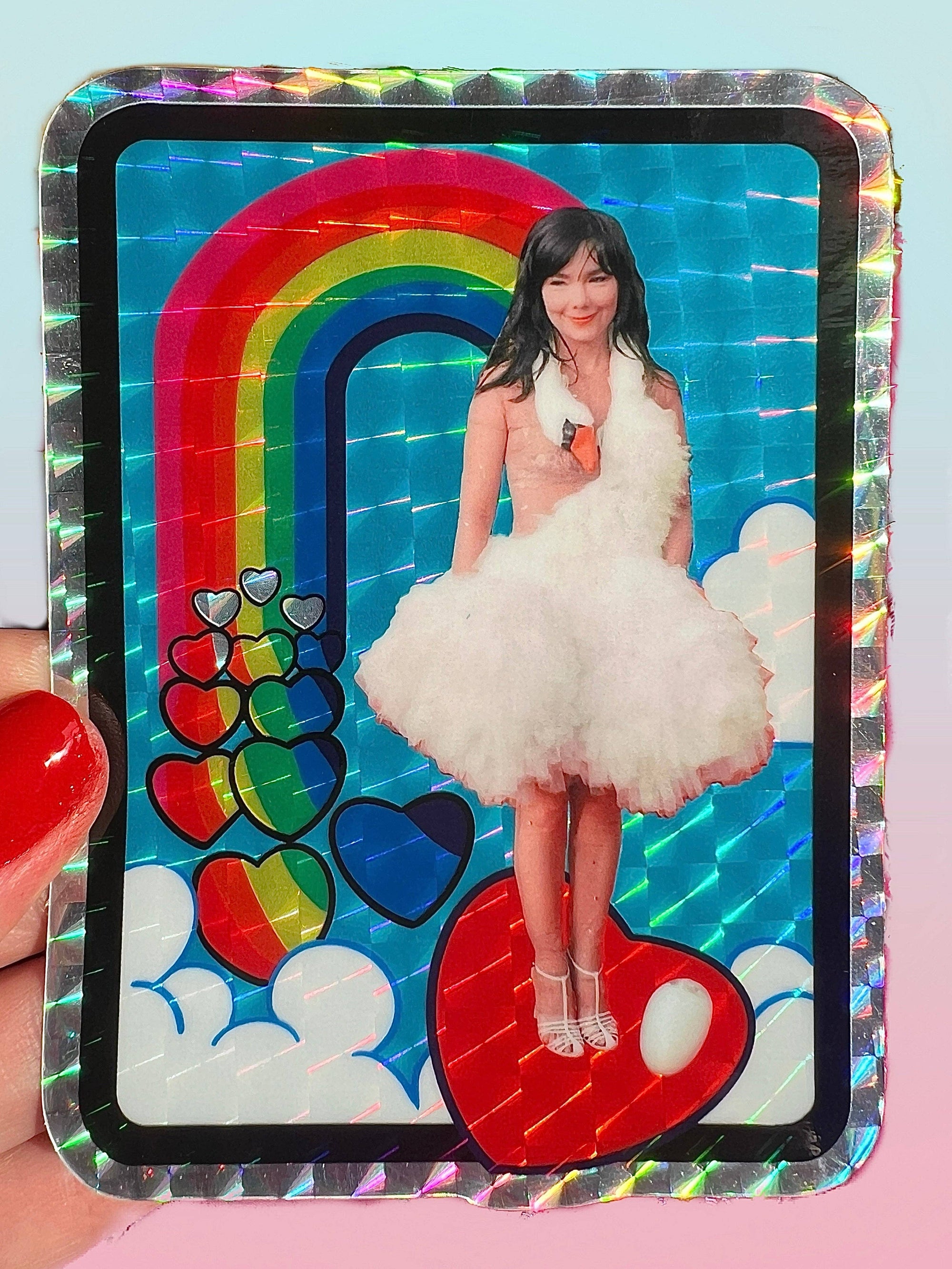 Red Carpet Swan - Bjork - Sticker