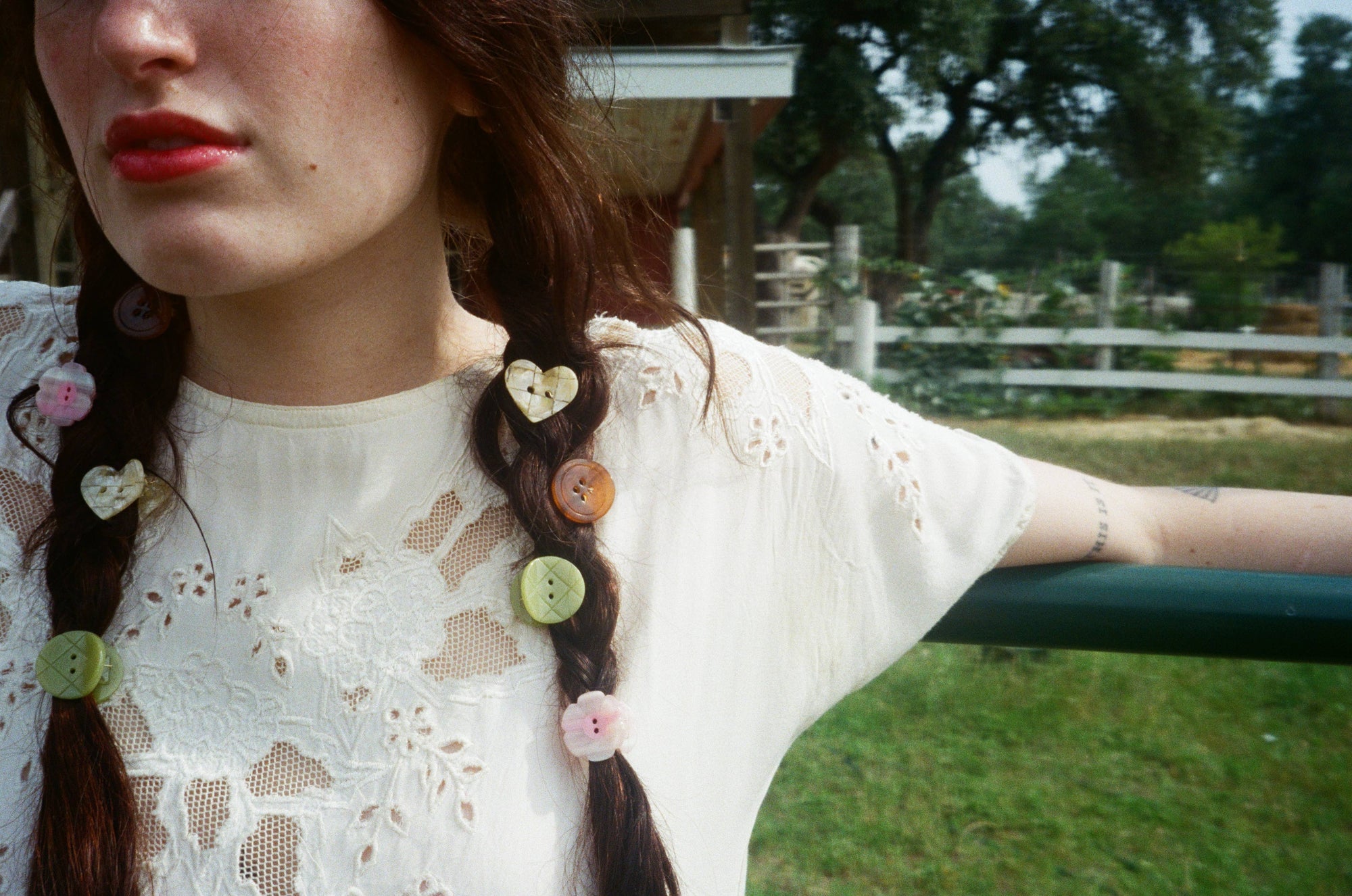 Mini Button Claw Clip Set - Pastel