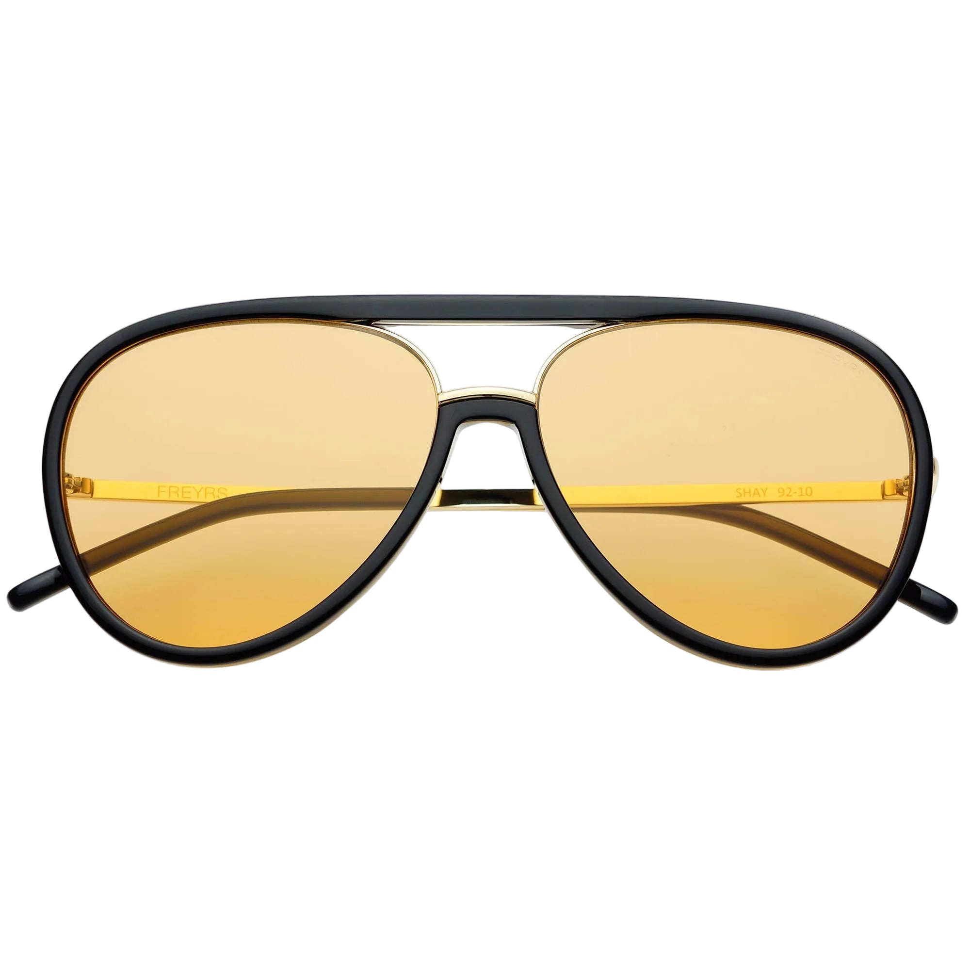 FREYRS - Shay Sunglasses - Black/Soft Amber