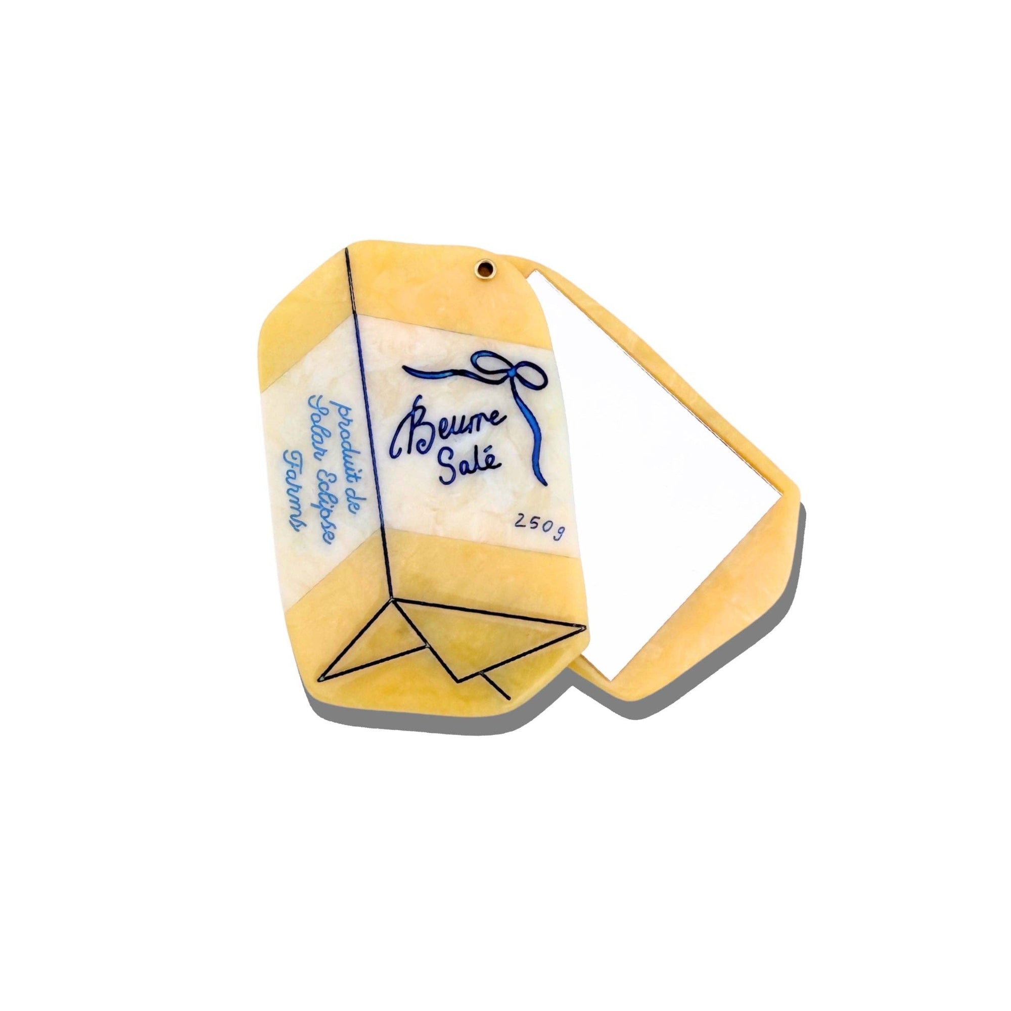 Solar Eclipse - Compact Mirror - French Butter