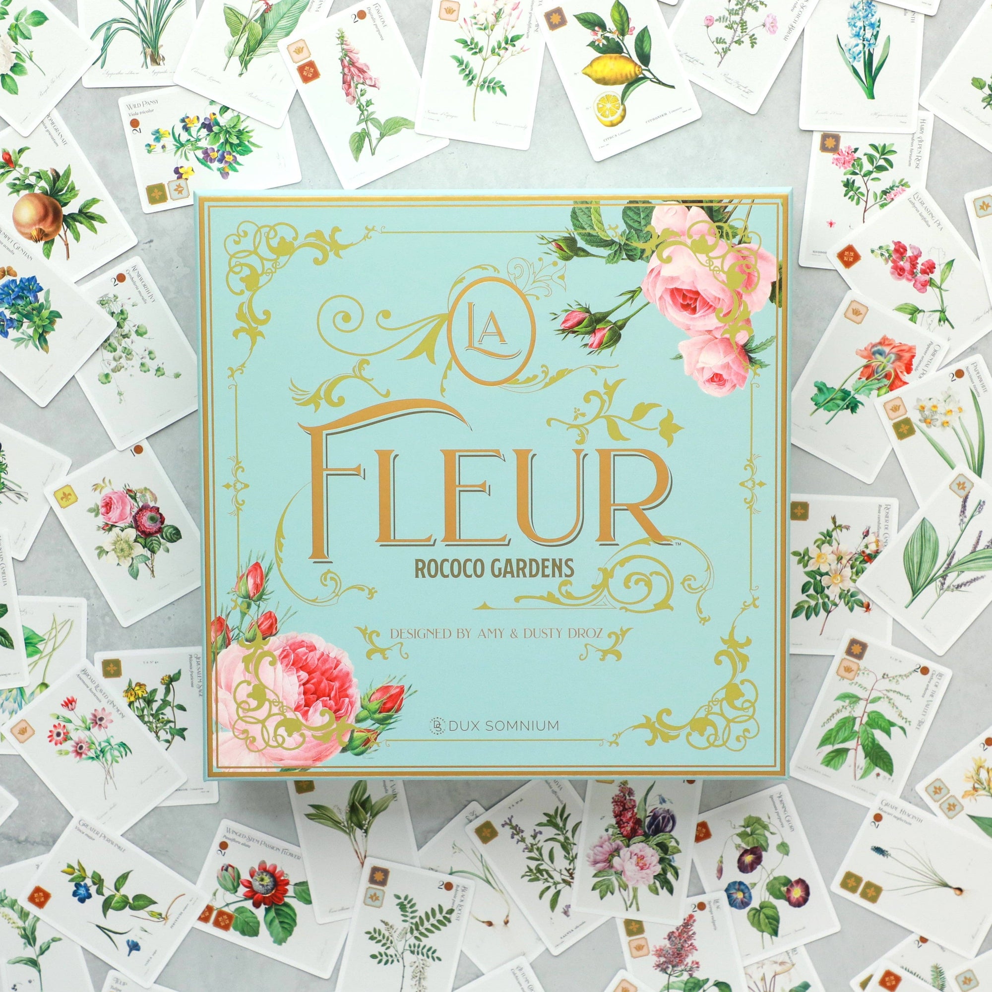 La Fleur - Board Game - Chateau Gardens in Rococo France